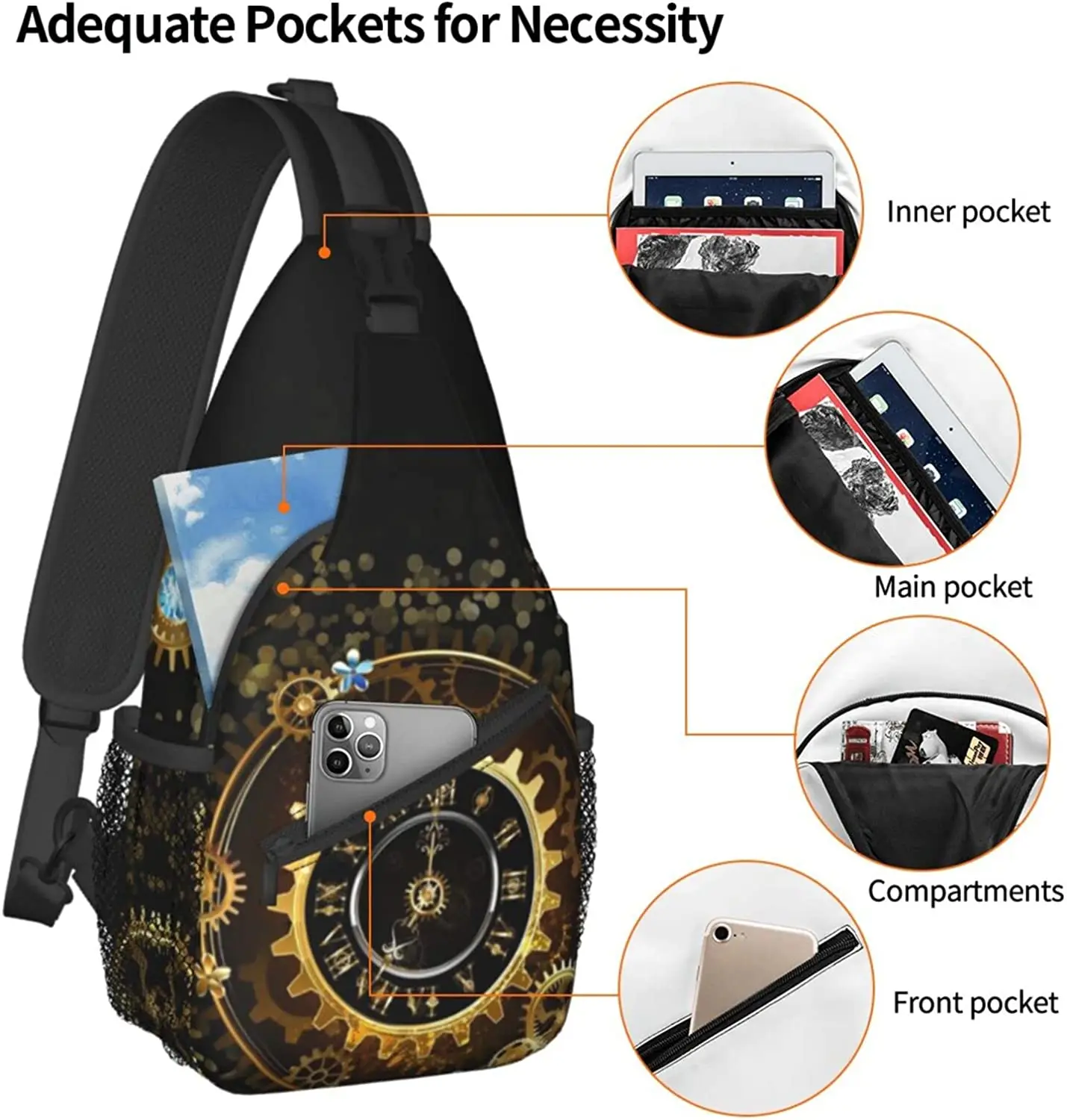 Рисунок 4 - Слинг-сумка в стиле стимпанк