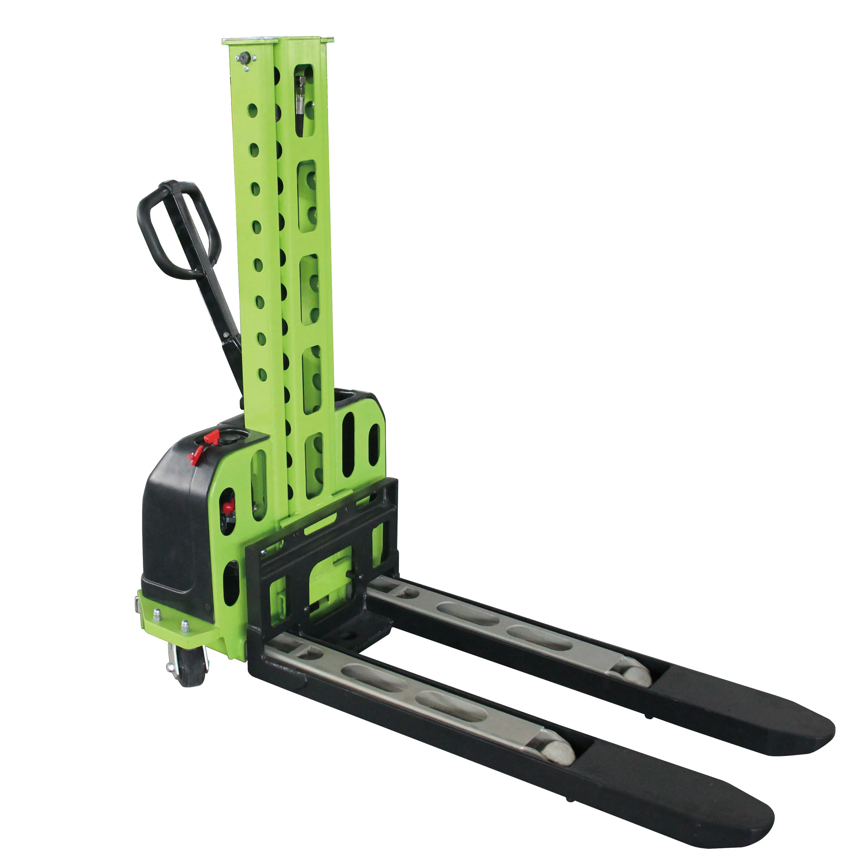 

VISION 500Kg self-loading Semi-automatic electric pallet stacker manual hydraulic pallet truck