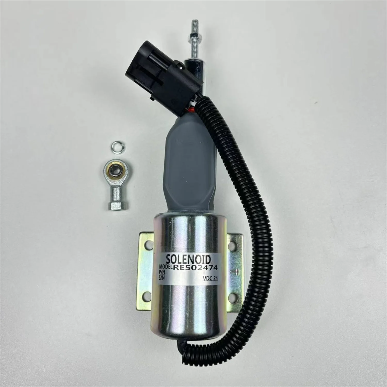 Соленоид распределения 24V RE 502474 516083 Пара мотора John Deere 120 160LC 230LC 624H