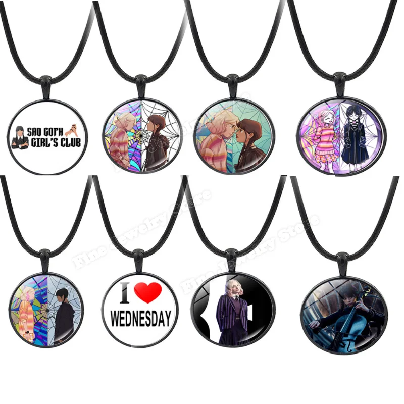 Ожерелье для женщин и мальчиков, ювелирное украшение в готическом стиле, цвет красный/синий, подходит для дня рождения