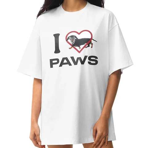 Хлопковая футболка I LOVE DOG