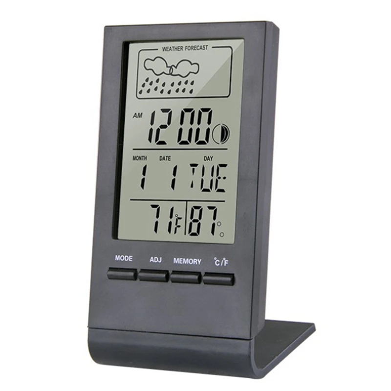 

Indoor/Outdoor Thermometer Hygrometer Indicator Weather Station Automatic Electronic Temperature Humidity Monitor