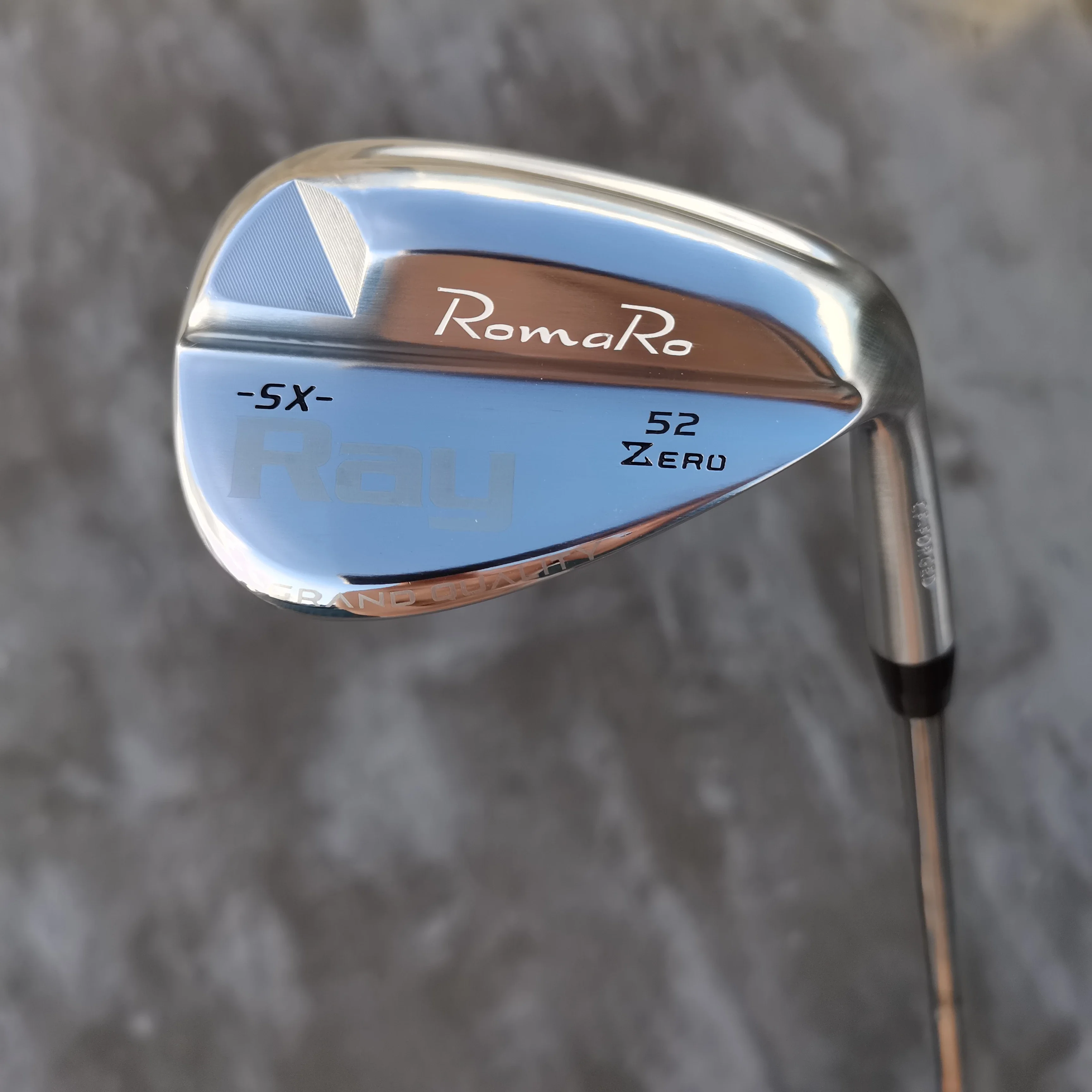 RomaRo Golf Wedge RAY SX ZERO CF-FORGED Carbon Steel Golf Wedges 48 50 52 54 56 58 60  Head with Milled Face Silver Colour