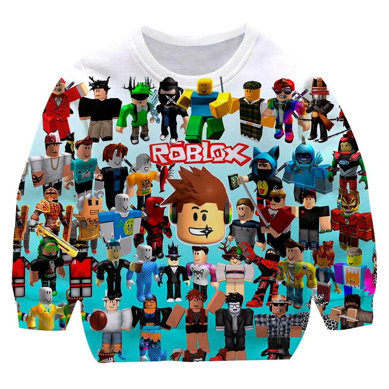 

Kids Robloxing Hoodie Sweatshirt Boys Girls Fall Winter Sweatshirts Kids Long Sleeve Cartoon 1-14 Years Old 2023 Kids Clothing