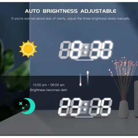 3D LED часы
