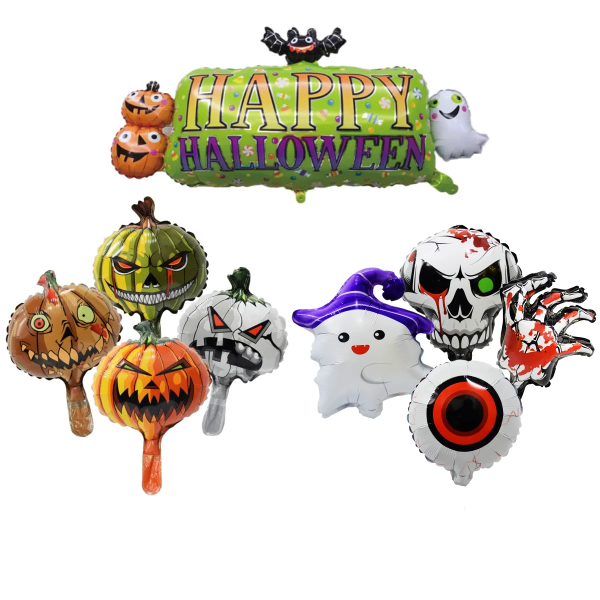 

Воздушные шары в виде тыквы на Хэллоуин, призрака, Голова монстра, воздушный шар, надувные детские игрушки, воздушные шары на Хэллоуин, аксессуары для украшения