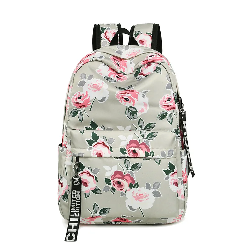 Chinese Style Floral School Backpack Flowers Backpacks for Teenage Girls School Bags Laptop Computer Bag Schoolbag Gift