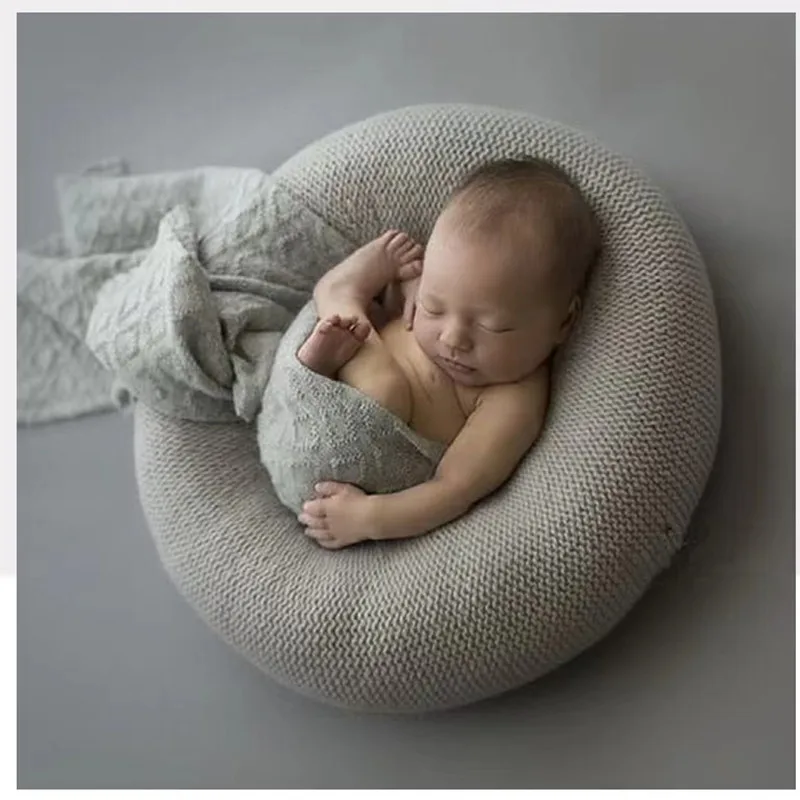

Baby Photography Props Baby Mini Soft Sofa Props Newborn Grey Chair Pillow Photography Accessories