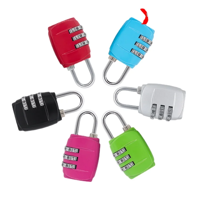 

4 Dial Digit Password Lock Combination Suitcase Luggage Metal Code Password Locks Padlock Travel Safe Anti-Theft Cijfersloten