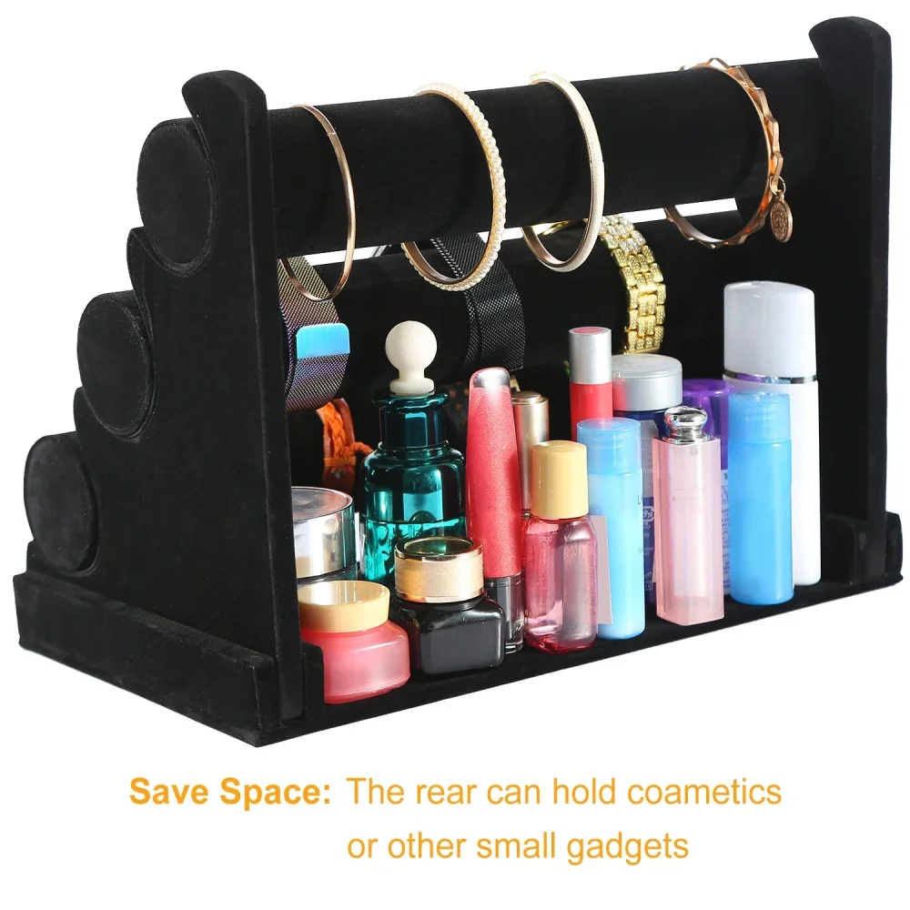 

Velvet Jewelry Stand Removable Bracelet Holder Watch Jewelry Bangle Display Rack