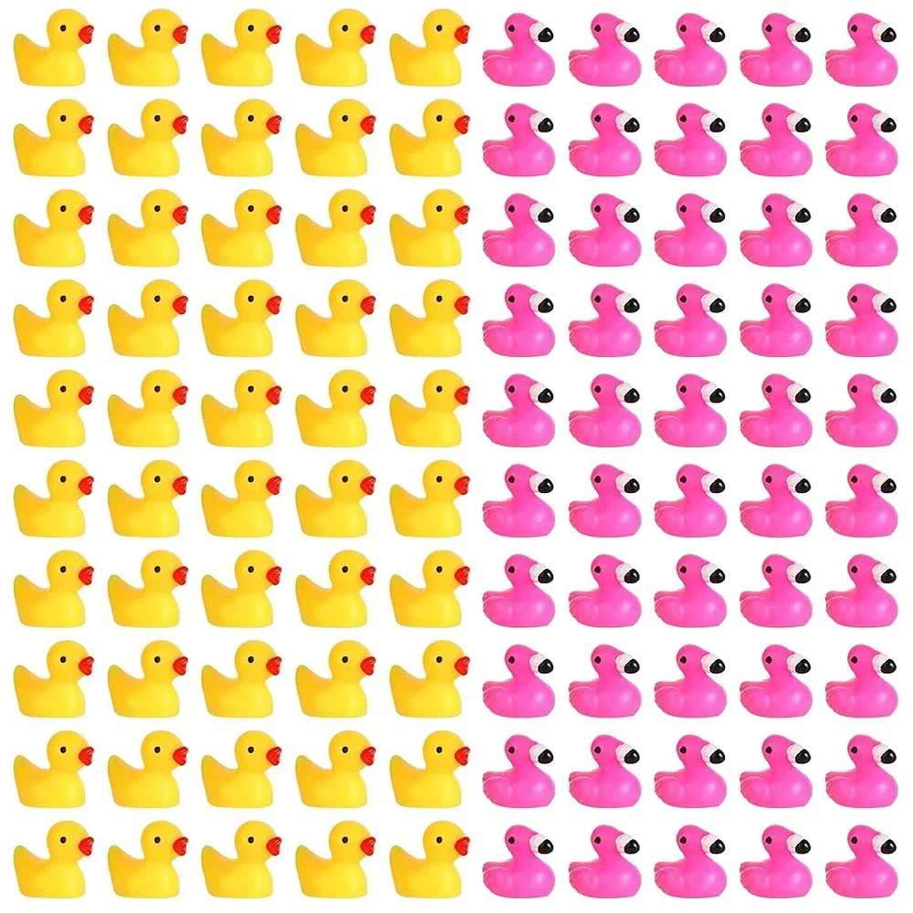 50 шт. мини-смола фламинго и утка животные миниатюры сказочный садовый орнамент