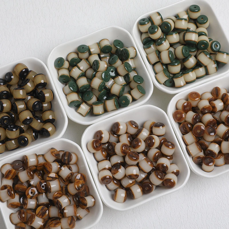 Оптовая продажа 100 шт./партия разноцветные геометрические бусины неправильной