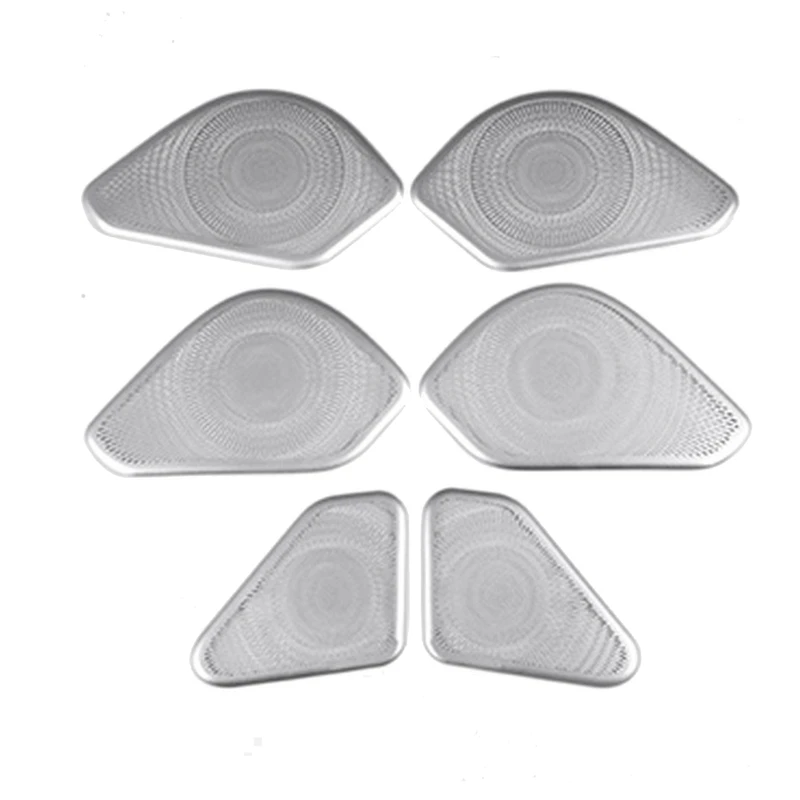 

1Set/6Pcs Door Loudspeaker Sound Pad Horn Mesh Cover Trim Part Kit For Land Rover Range Rover 2023 Car Interior Speaker Frame