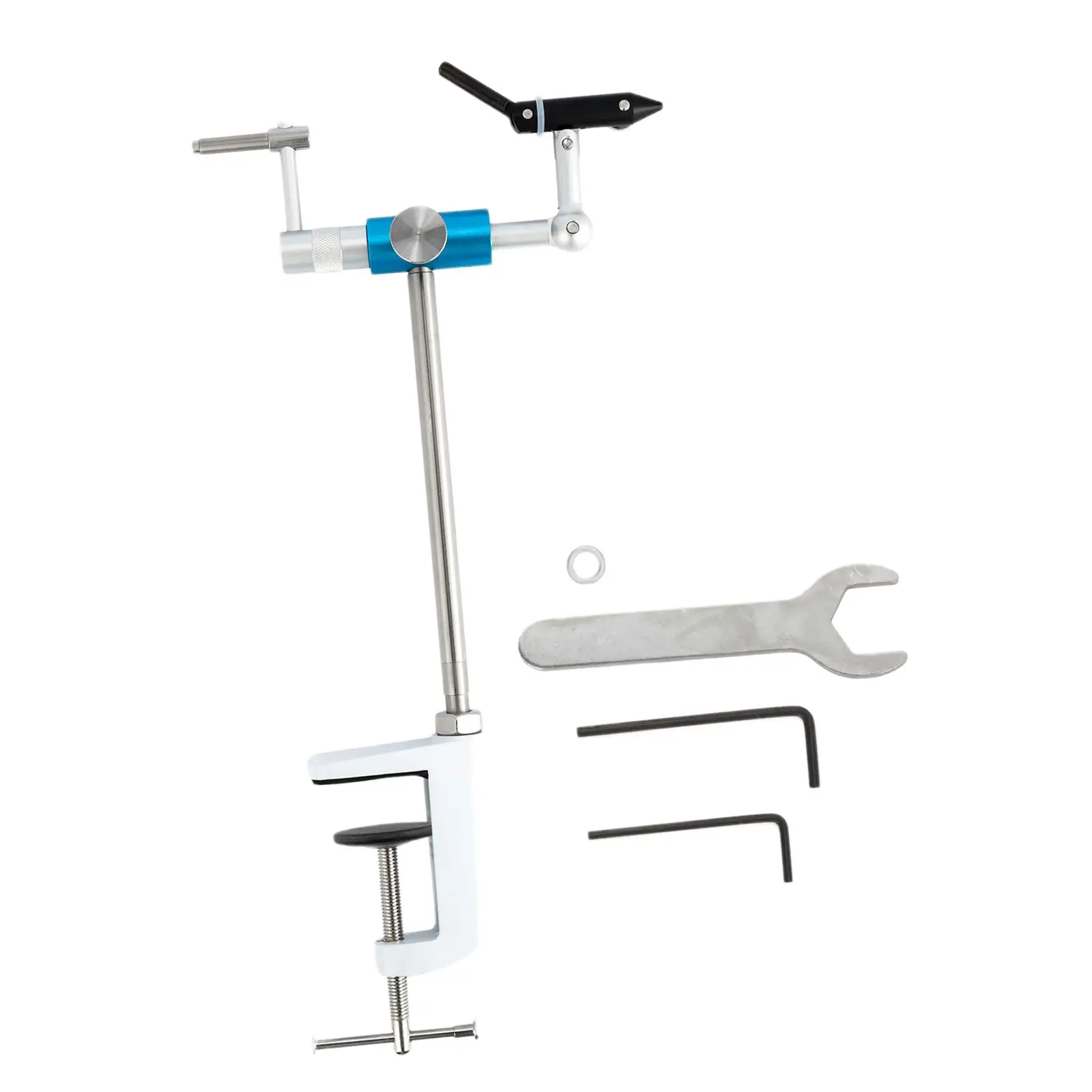 Тиски для завязывания мушек регулируемый сплав путешествий зажимы C инструмент