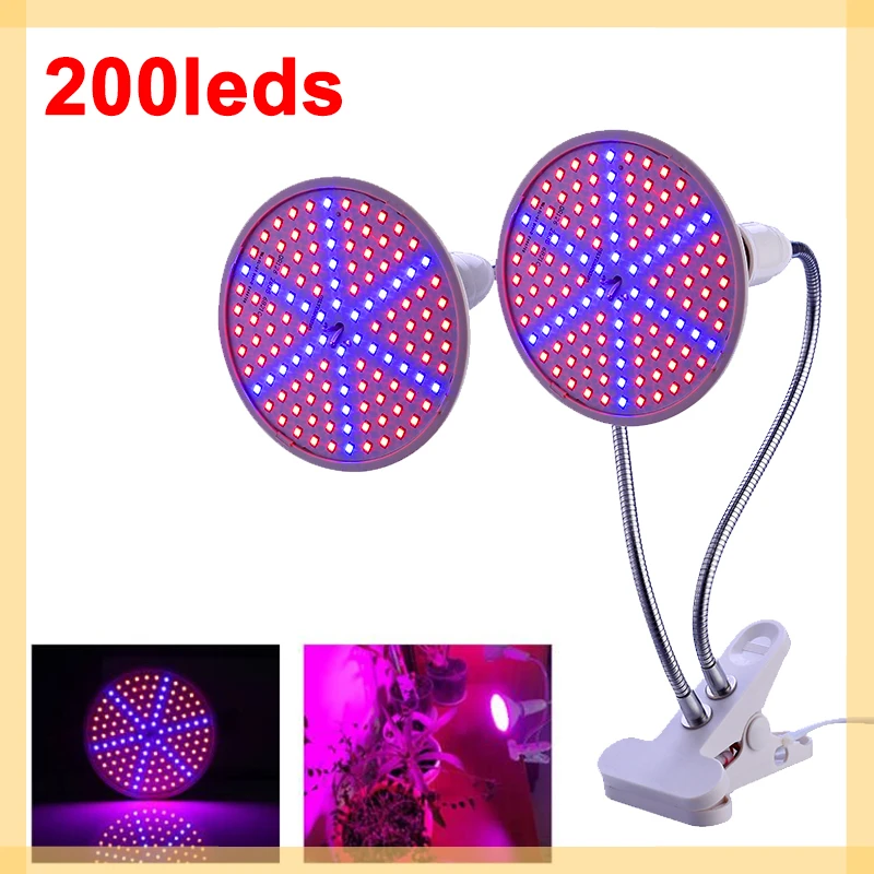 

NEW2022 For Plants E27 LED Grow Light Phytolamp Full Spectrum Phyto Lamp For Plants Horticultural Lamp For Seeding Flowers