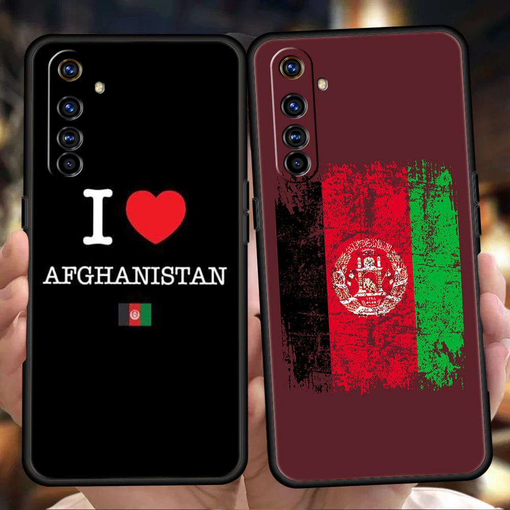 

Afghan Afghanistan Flag Phoen Case Cover For Realme 8i 9i 9 8 7 6 Pro C25 C21 C11 C3 GT2 10 Pro Plus 5G Silicon Shockproof Shell