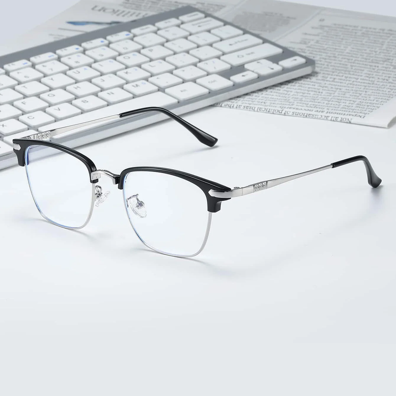 1 пара женских квадратных очков с защитой от синего света для ежедневного