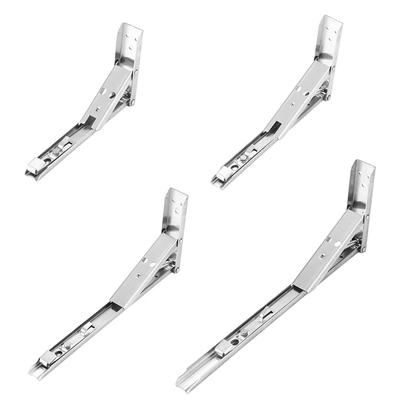 

Triangle Folding Angle Bracket Heavy Support Adjustable Wall Mounted Shelf Bracket Table Furniture Hardware Bracket