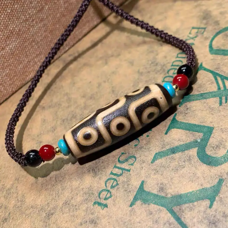 Tibet beads nine eyes beads three eyes beads pendants agate pendants for men and women beads pendants for men and women