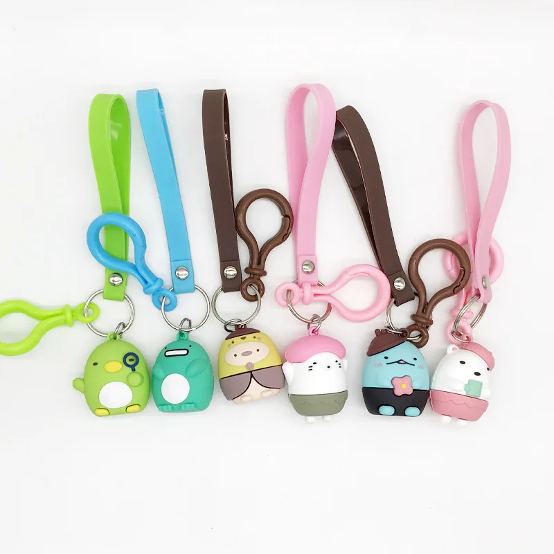 

Kawaii Sumikkogurashi Series Cute Cartoon Corner Creature Keychain Exquisite Three-Dimensional Bag Pendant Jewelry Pendant