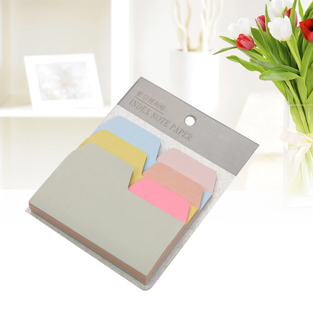 

1 Pack of 90pcs Practical 6-Color Note Papers Stickers for Office Supplies