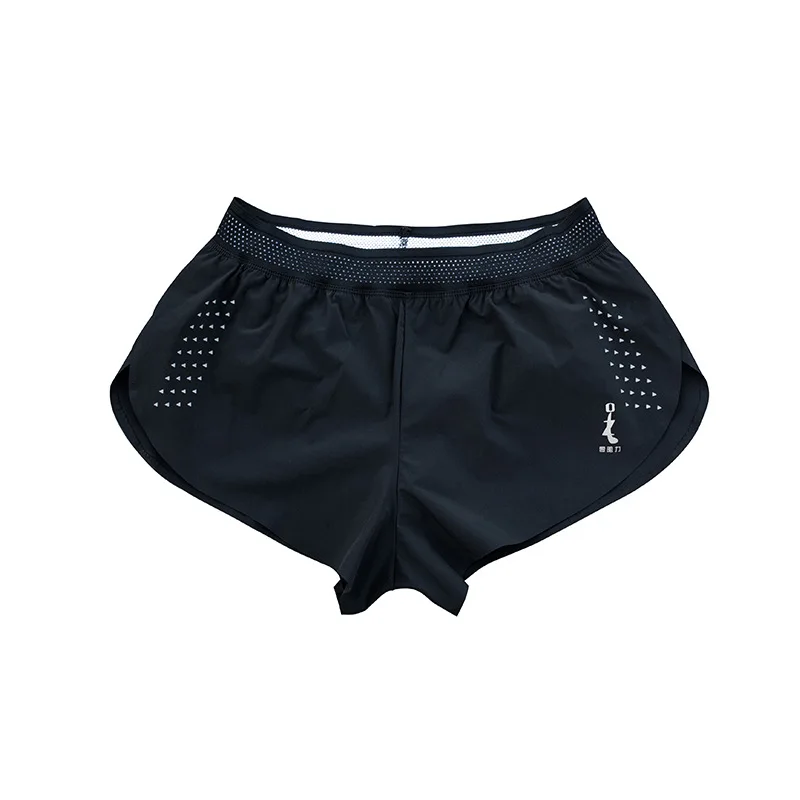 Zero resistance marathon three-point running shorts men's and women's track and field training quick-drying