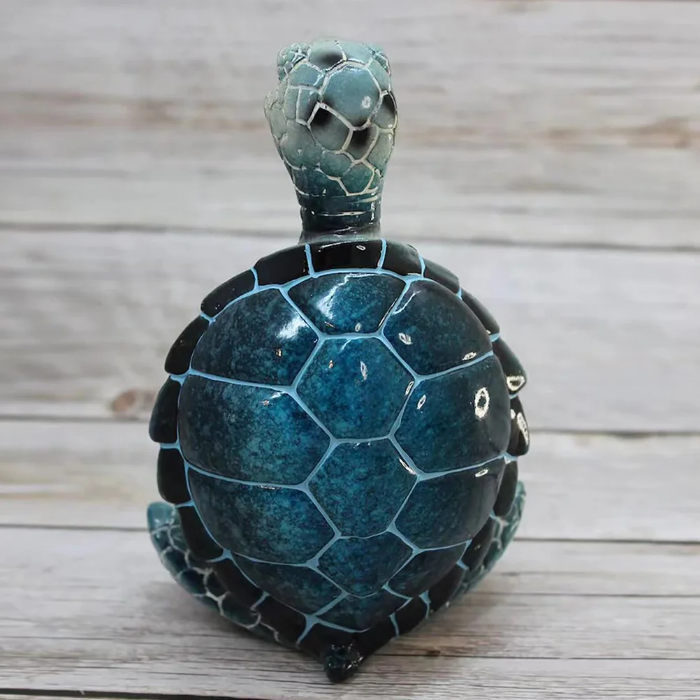 

Resin Decor Decoration Turtle Figurine Office Decoration Craft Room Decor Statue Decor for Desktop Decor Garden