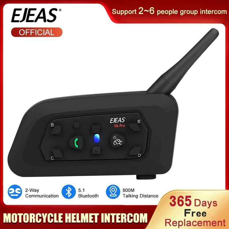 ejeas-v6pro-motorcycle-intercom-helmet-headsets-bluetooth-51-waterproof-motor-headphone-hands-free-communication-gps-for-6rider