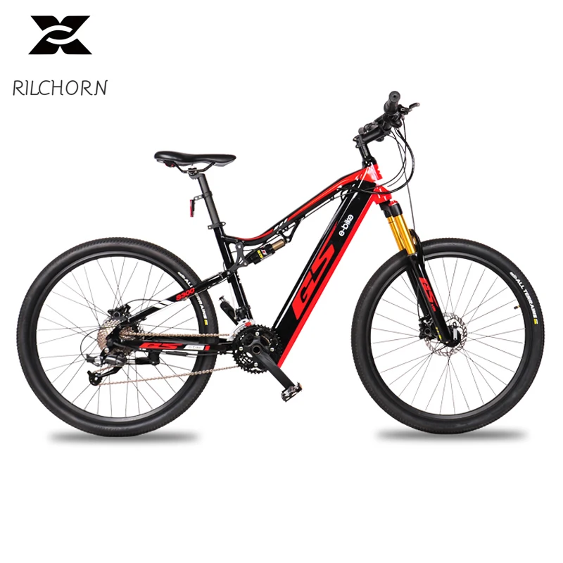 

New Electric Bicycle Full Suspension Strong Rear-drive Engine Tires Aluminum Alloy Mountain Bike Convenient Low Noise Ebike