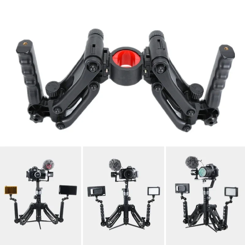 Фото 3-осевой пружинный подвес с двойной ручкой для ZHIYUN Crane 2 DJI Ronin S MOZA AIRCROSS Smooth 4 OSMO mobile 2 AK2000 AK4000 №1