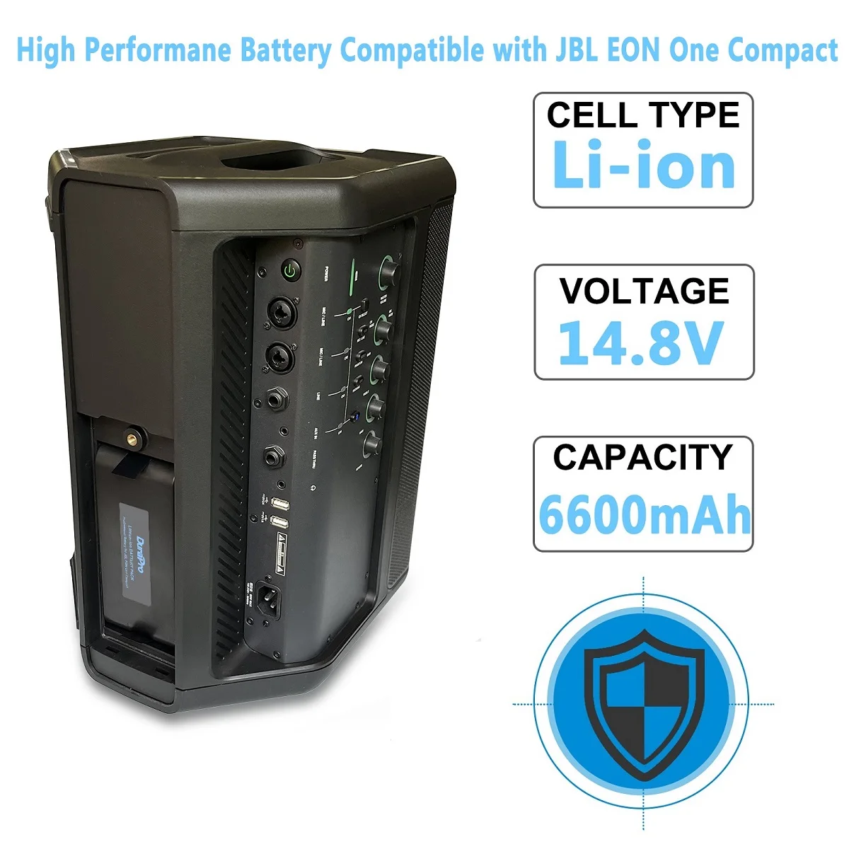 14.8V Replacement Battery for JBL Professional EON One Compact | Rechargeable Batteries