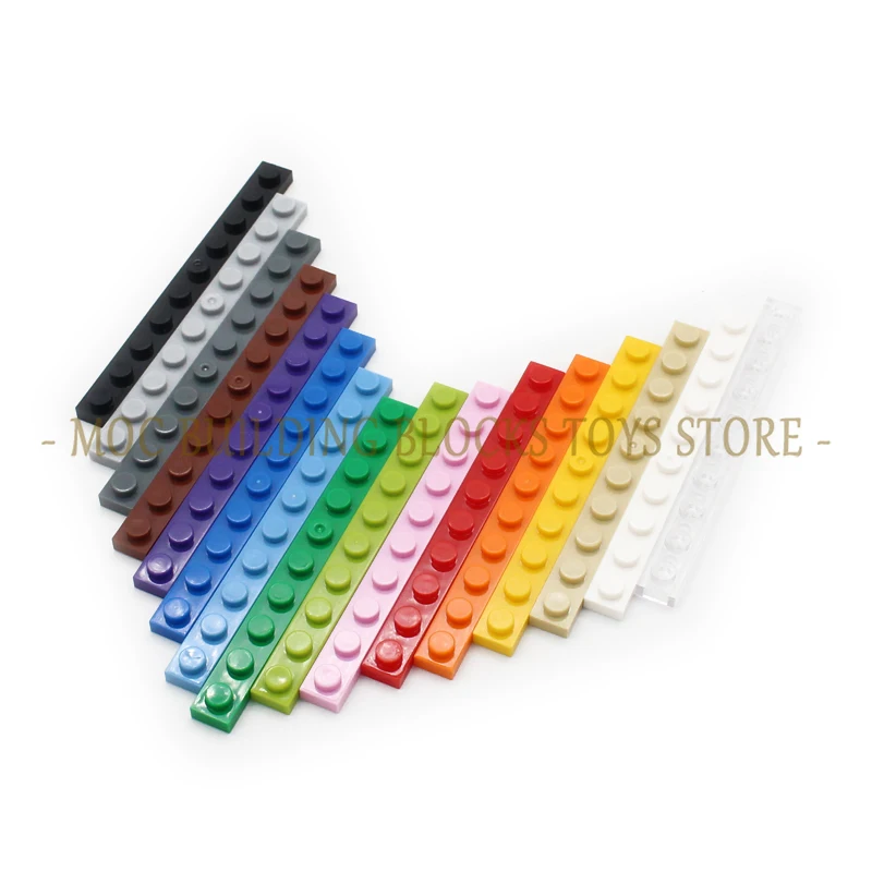 Детали MOC 4477 пластина 1x10 строительные блоки конструктор сделай сам просвещение