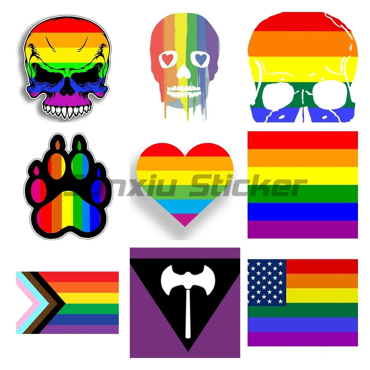 

Оригинальная Радужная лесбийская ПВХ Наклейка Декор для автомобиля мотокросса гоночный Фотофон виниловая Водонепроницаемая наклейка