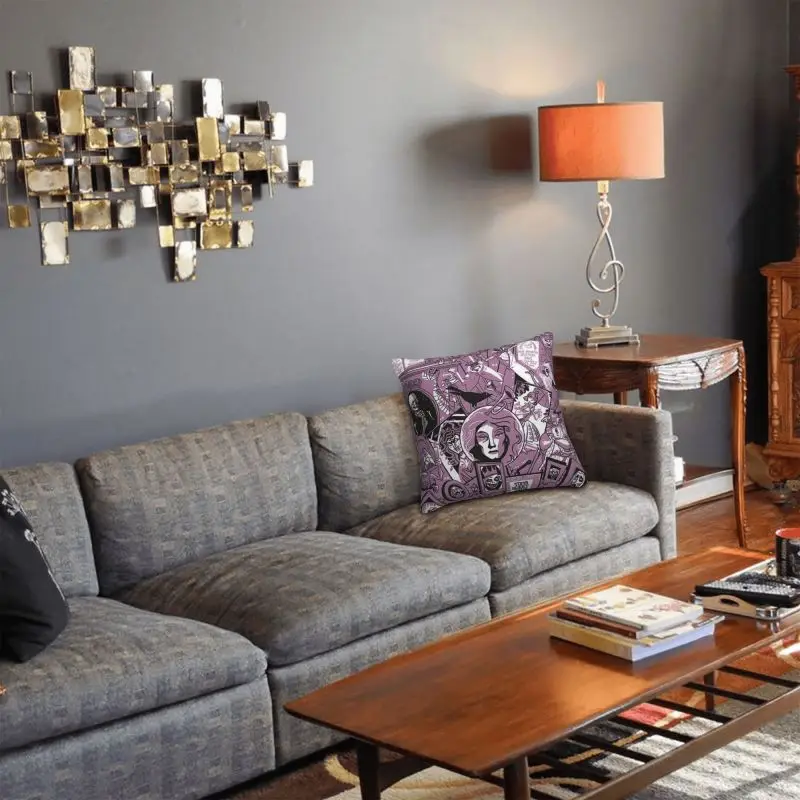 Наволочка для подушки с изображением дома привидениями домашний декор Хэллоуин