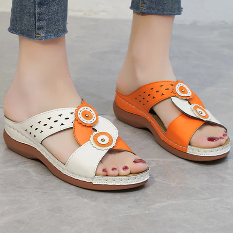 

Shoes for Women 2023 High Quality Basic Women's Slippers Summer Casual Ladies Sandals Platform Shoes Female Zapatillas De Mujer