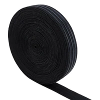 flat elastic rubber cord webbing garment black 2530mm 10yards diy lace trim sewing waist band garment accessorie
