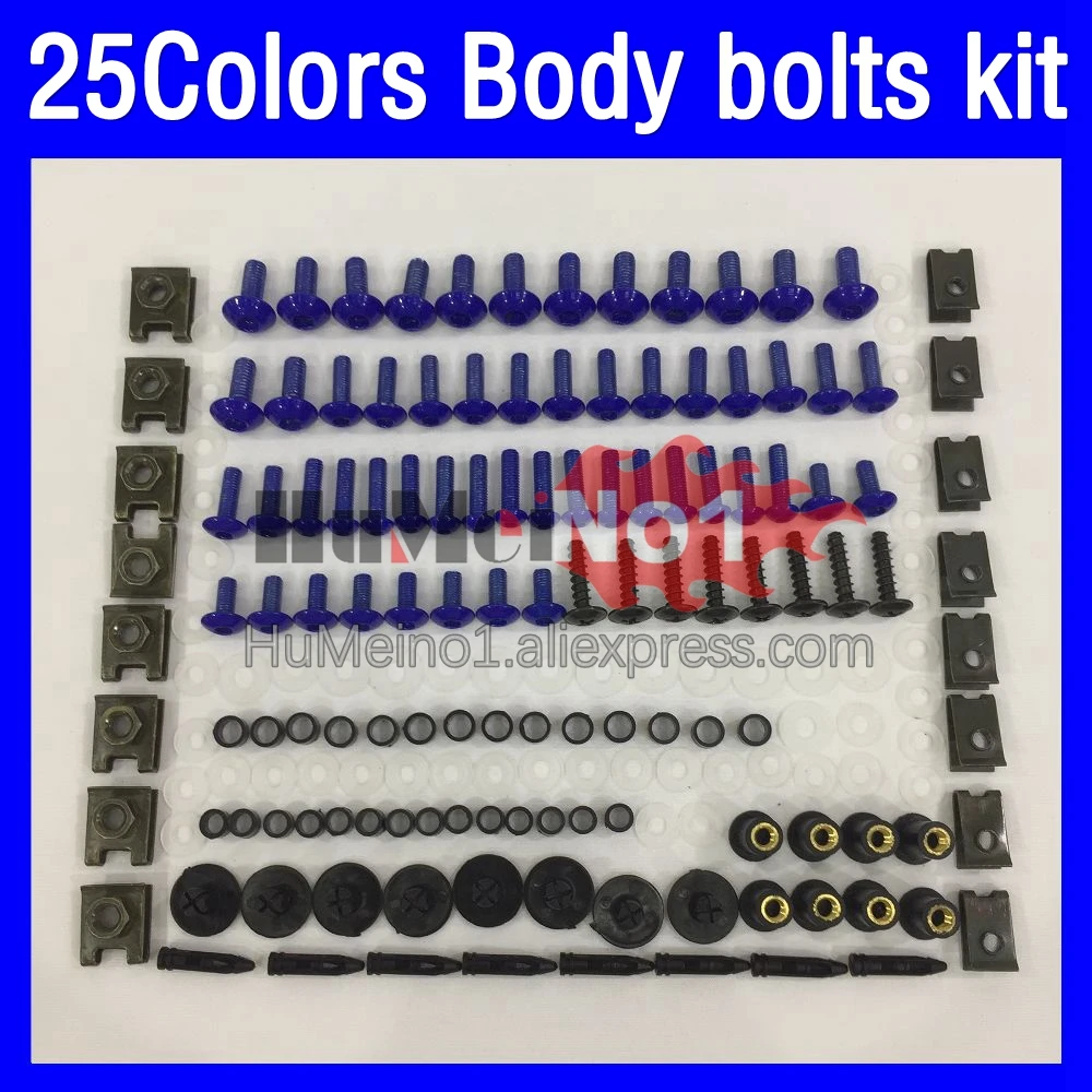

268ps Fairing bolts full screw kit For HONDA NSR250R MC28 PGM4 NSR 250R 250 R 94 1995 1996 1997 1998 1999 Body bolt screws Nuts