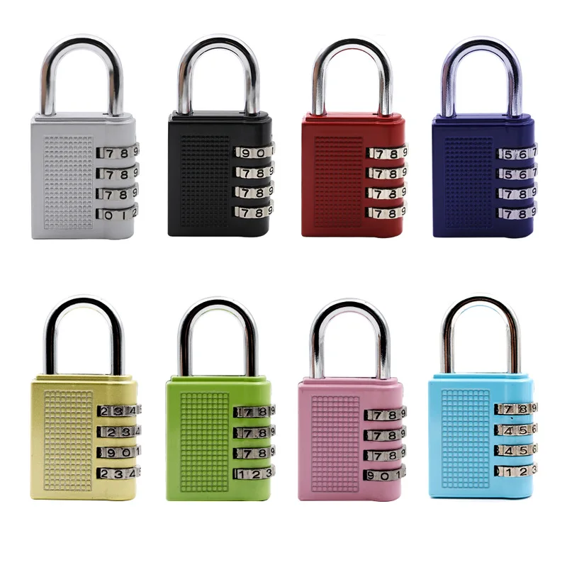 

1PCS Zinc Alloy Large Four-digit Code Lock Mechanical Password Lock Gym Swimming Pool Cabinet Password Padlock