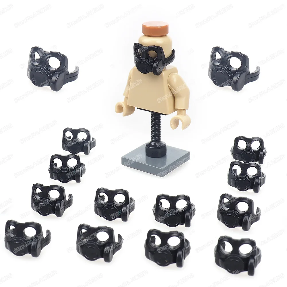 Военная маска для дыма оборудование строительный блок Moc WW2 фигурки солдат