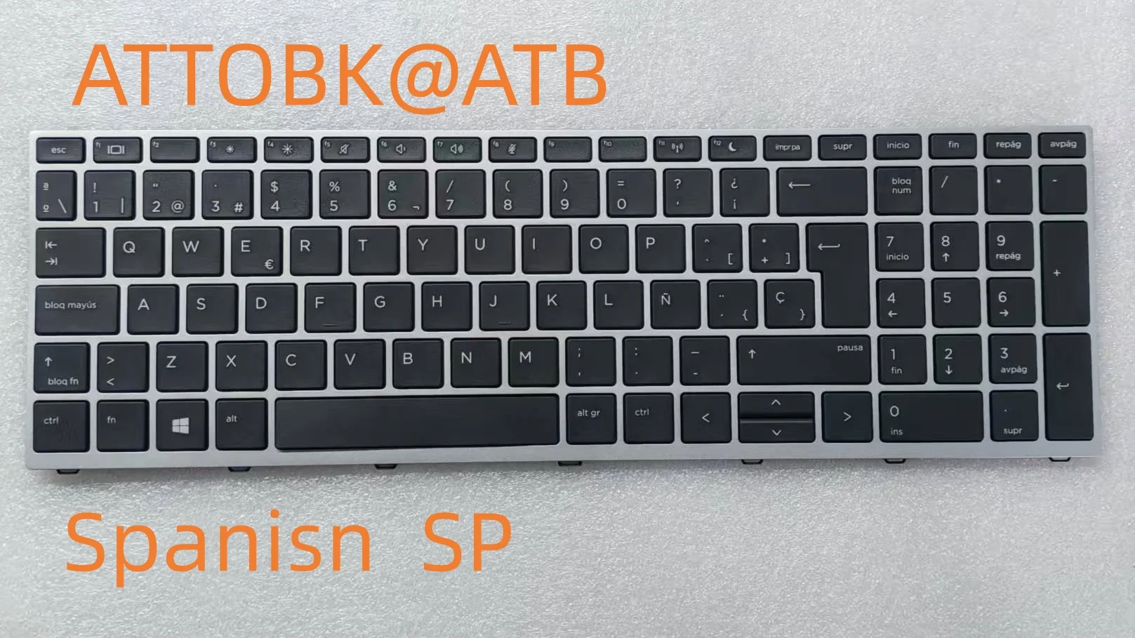 Фото Оригинальная клавиатура для ноутбуков HP ProBook 450G5/455G5/470G5/L00739-001/L09593-001/L01027-001 (версии US/RU/CF/IT/SP/LA/CZ/BE/CZ/UK) №2