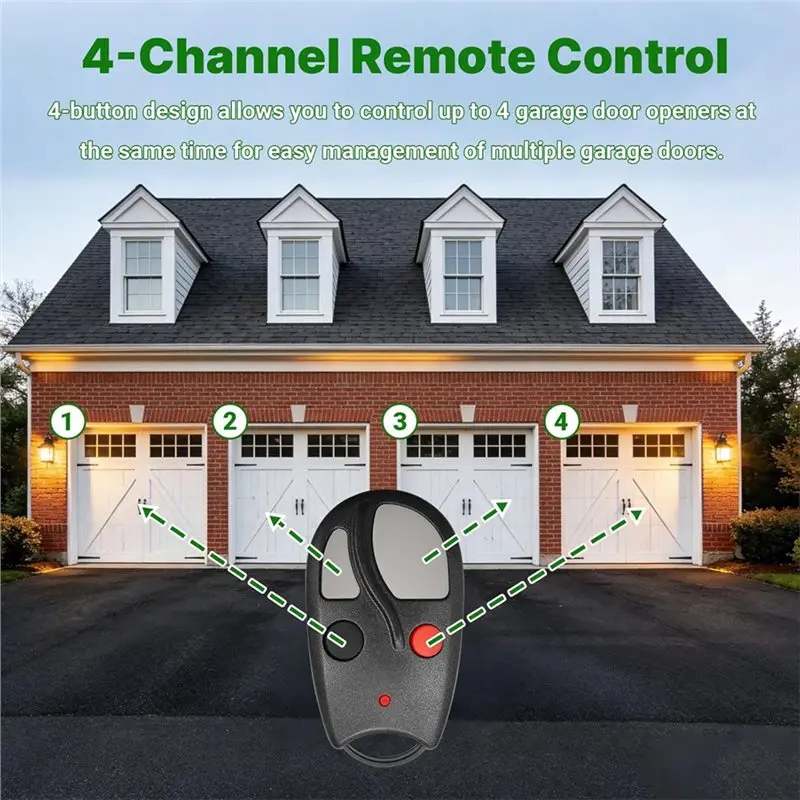 Пульт дистанционного управления для гаражных ворот FEDI-Garage Door Opener Remote для ACT-31B ACP00879, для гаражных ворот Linear Megacode, 4-канальный пульт дистанционного управления (art.: 3920dc65eda45) - 3920dc65eda45