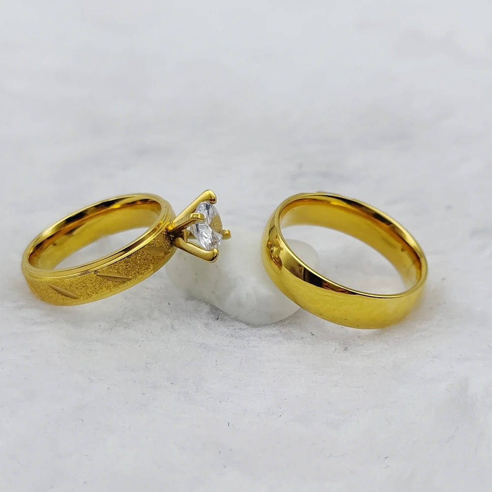 Eheringe модные ювелирные изделия золотые Cz бриллианты обручальное кольцо 24k