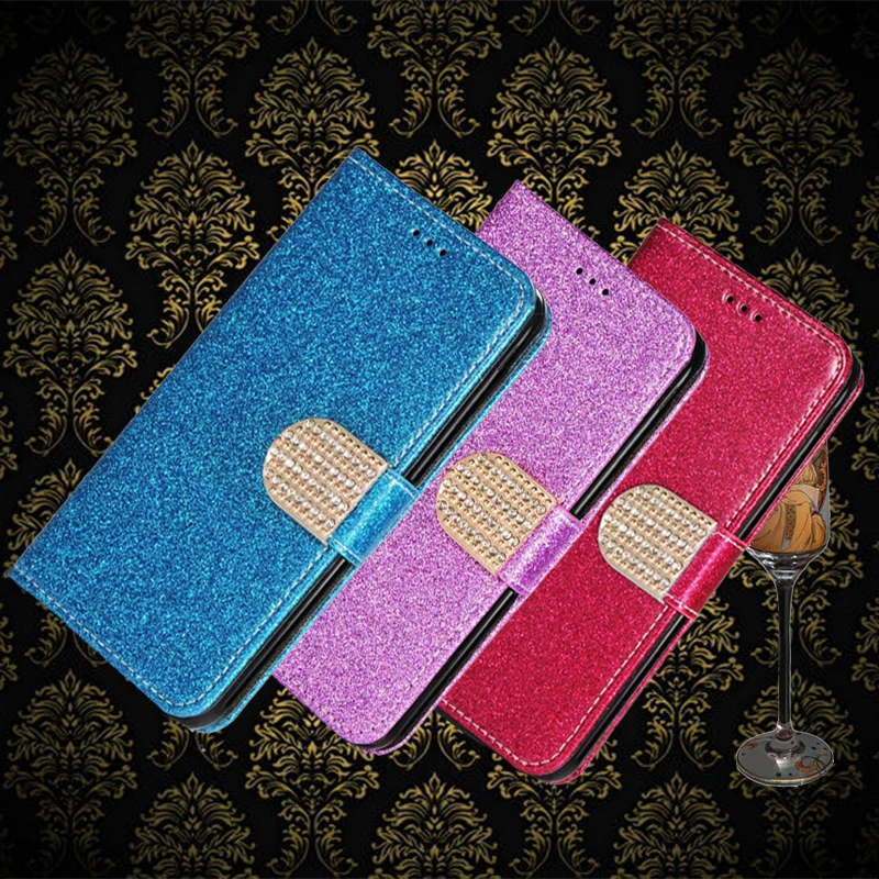 

Bling Diamond Leather Wallet Leather Case For Lenovo Z5 Z5s Z6 K5 K9 Note 2018 L38012 Play Pro Lite phone cover