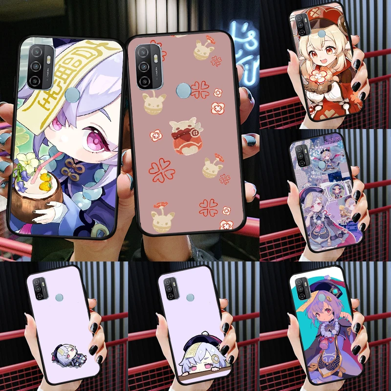 

Qiqi Klee Genshin Impact Case For OPPO A5 A9 A31 A53 2020 A83 A91 A93 A15 A16 A54 A74 A94 A52 A72 Find X5 Pro Cover