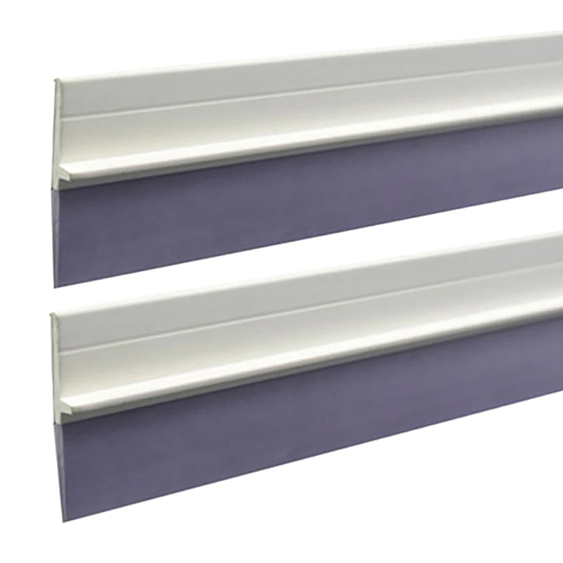 2 шт. герметичная лента для нижней части двери, самоклеящаяся ветрозащитная, Пыленепроницаемая и Звукоизоляционная лента водонепроницаема...