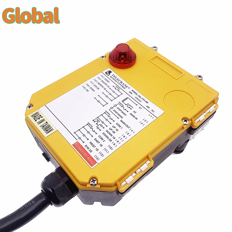 F24-6S 6 кнопок односкоростной промышленный беспроводной радиопереключатель