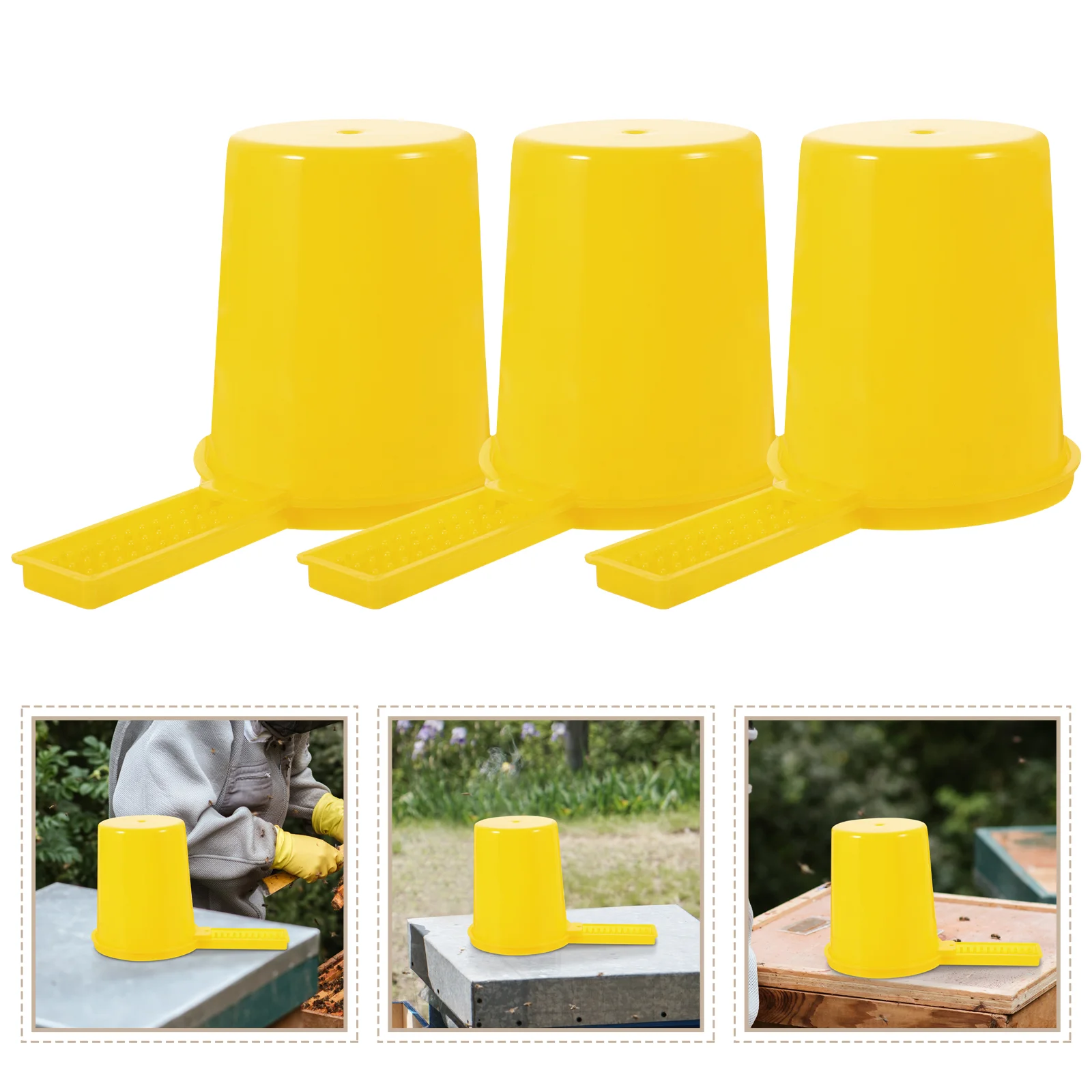 6 шт. гнездо дверь поилка для пчел стаканы улей входная чашка пластиковая