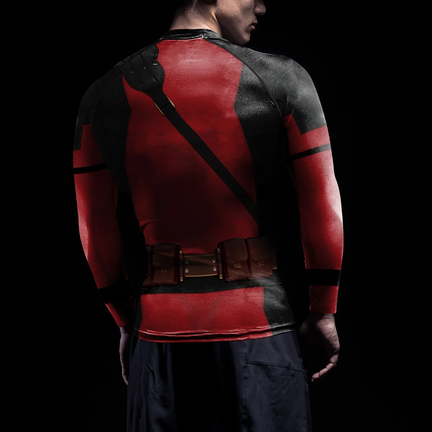 MINISO супергерой косплей Дэдпул компрессионные рубашки Хэллоуин Росомаха