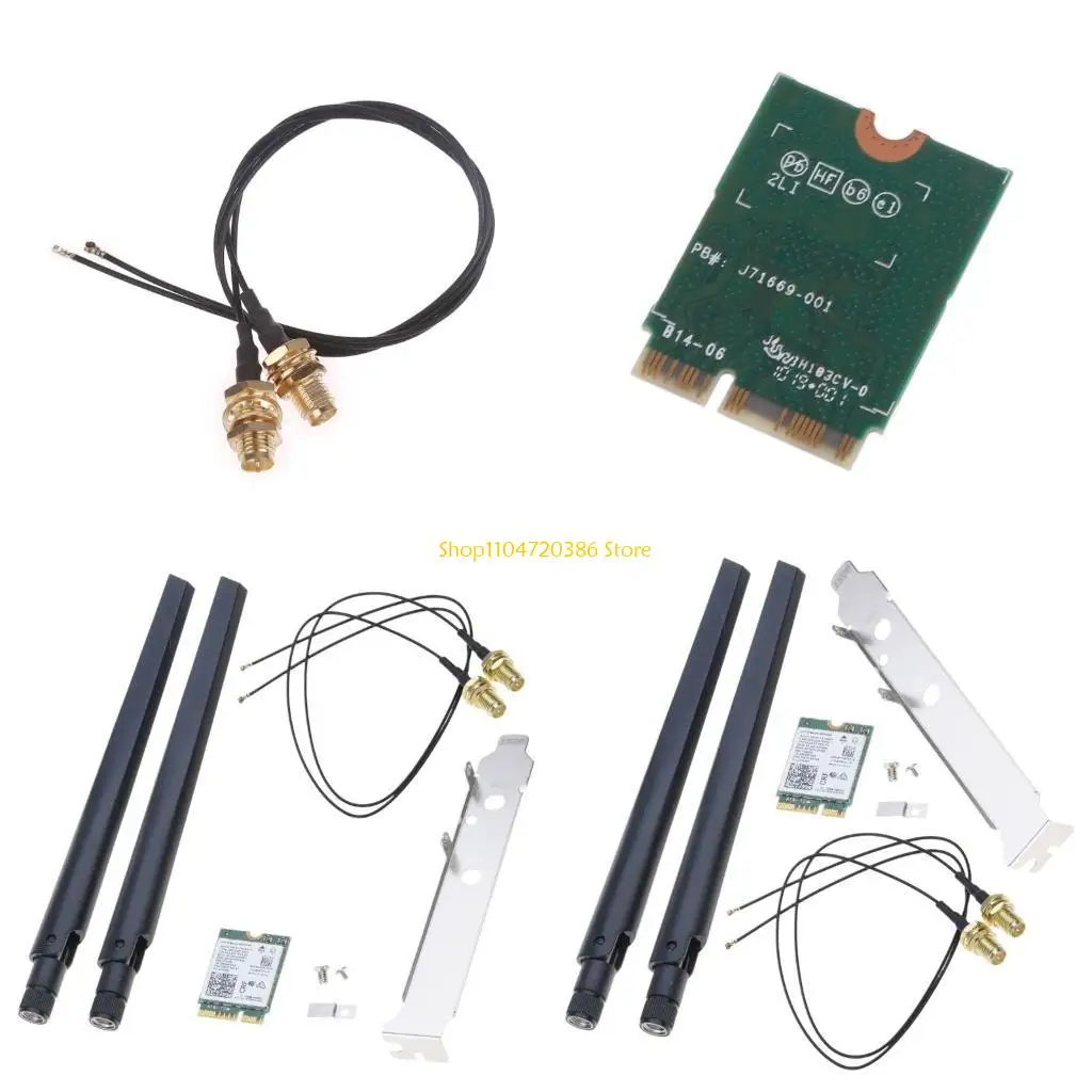Фото Двухдиапазонный адаптер Wi-Fi K0EA Wireless-AC для 9462NGW CNVI NGFF M.2 E с Bluetooth-совместимой картой 5.0 №1