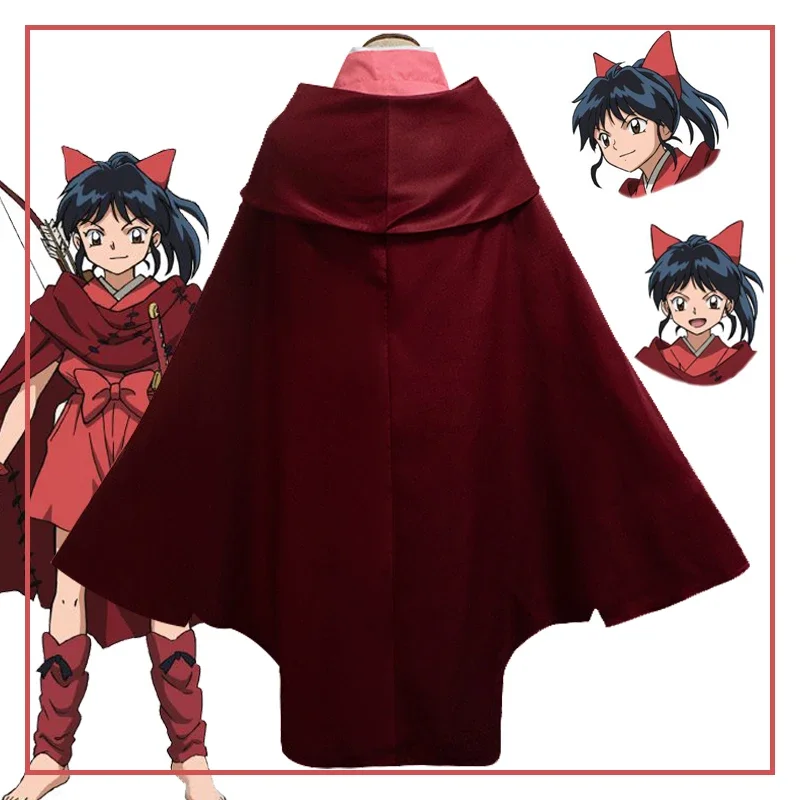 Накидка Hanyo yashhime InuYasha наряд для косплея принцессы кимонотопс шорты костюмы Moroha